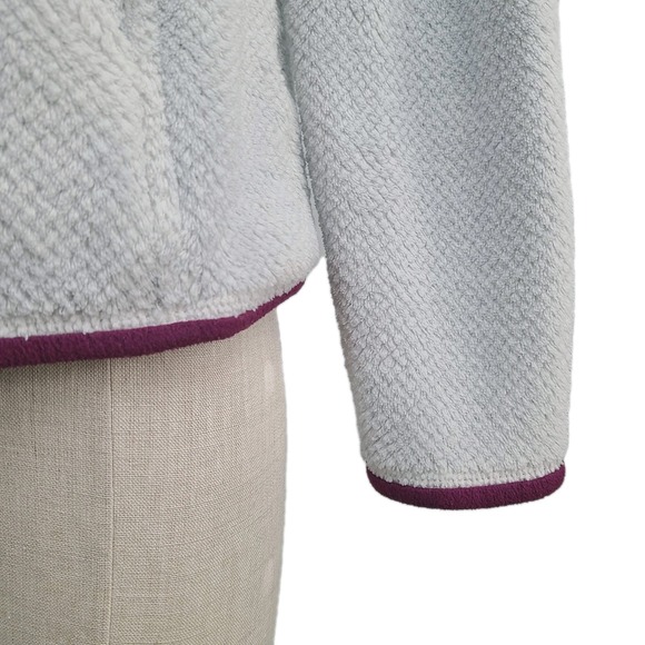 Patagonia Re-Tool Snap-T Pullover‎ Gray Purple Polartec Fleece Thermal Pro XS - Picture 3 of 9